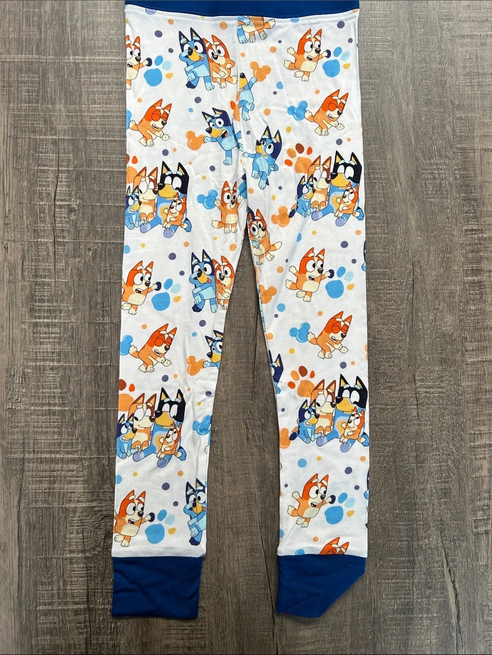 Blue & White Bluey Kids Pajama Set - Soft Bamboo